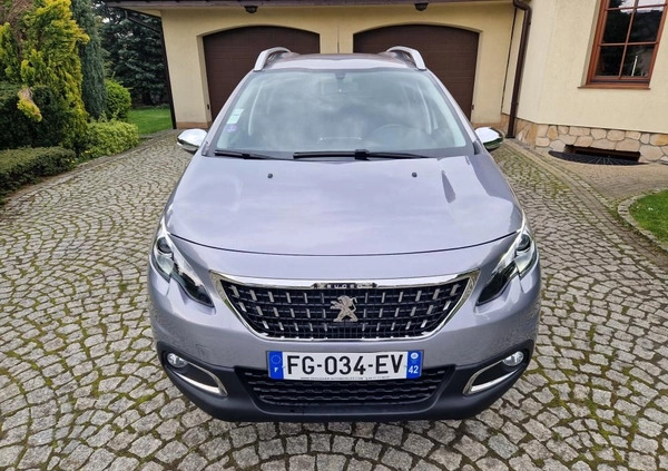 Peugeot 2008 cena 49999 przebieg: 43000, rok produkcji 2018 z Bieruń małe 326